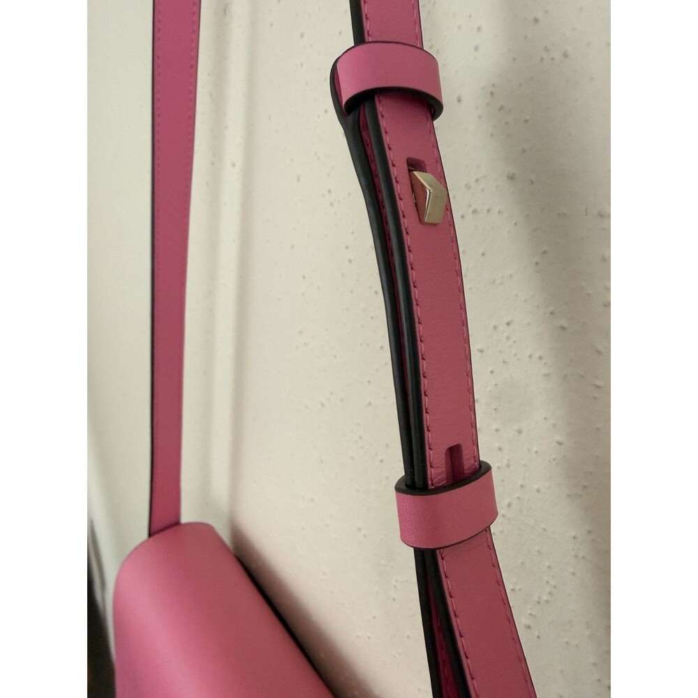 Kate Spade New York Nicola Twistlock Medium Heart Shoulder Bag Leather Crossbody - Picture 4 of 15